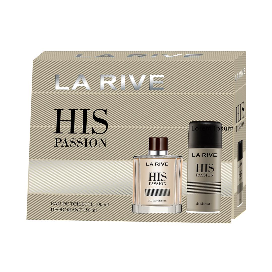 His Passion EDT 100ml SPR + Deo Spray 150ml