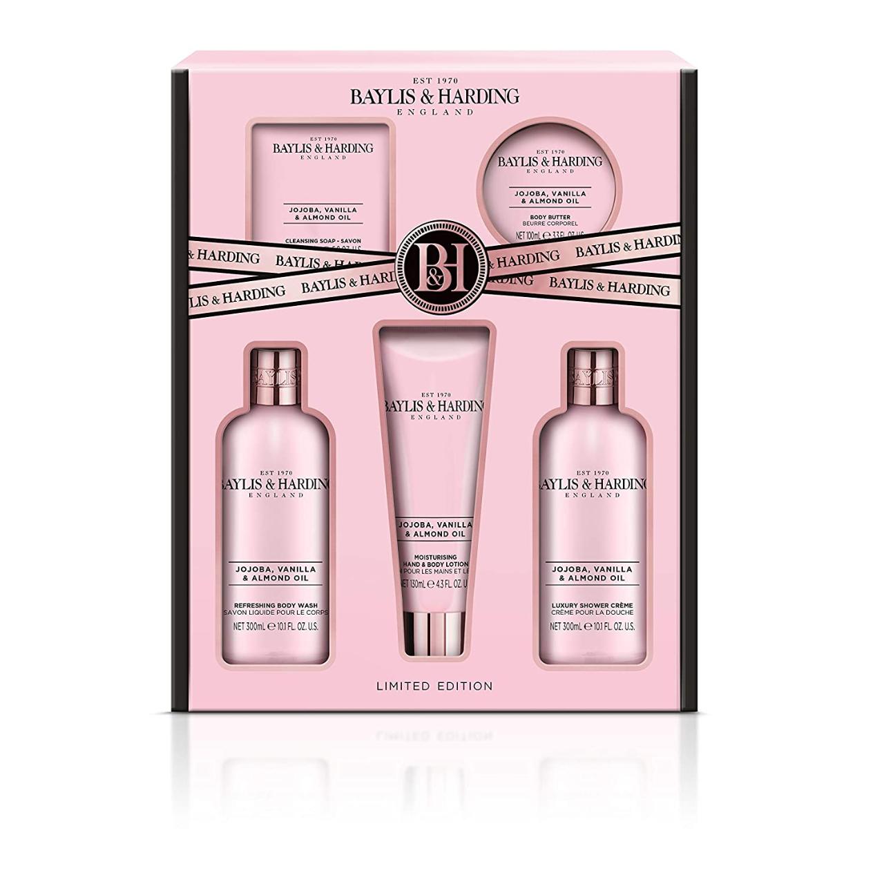 B&H Jojoba,Vanilla & Almond Oil 5 Piece Set